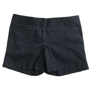Express Cuffed Leg Black Shorts, 8